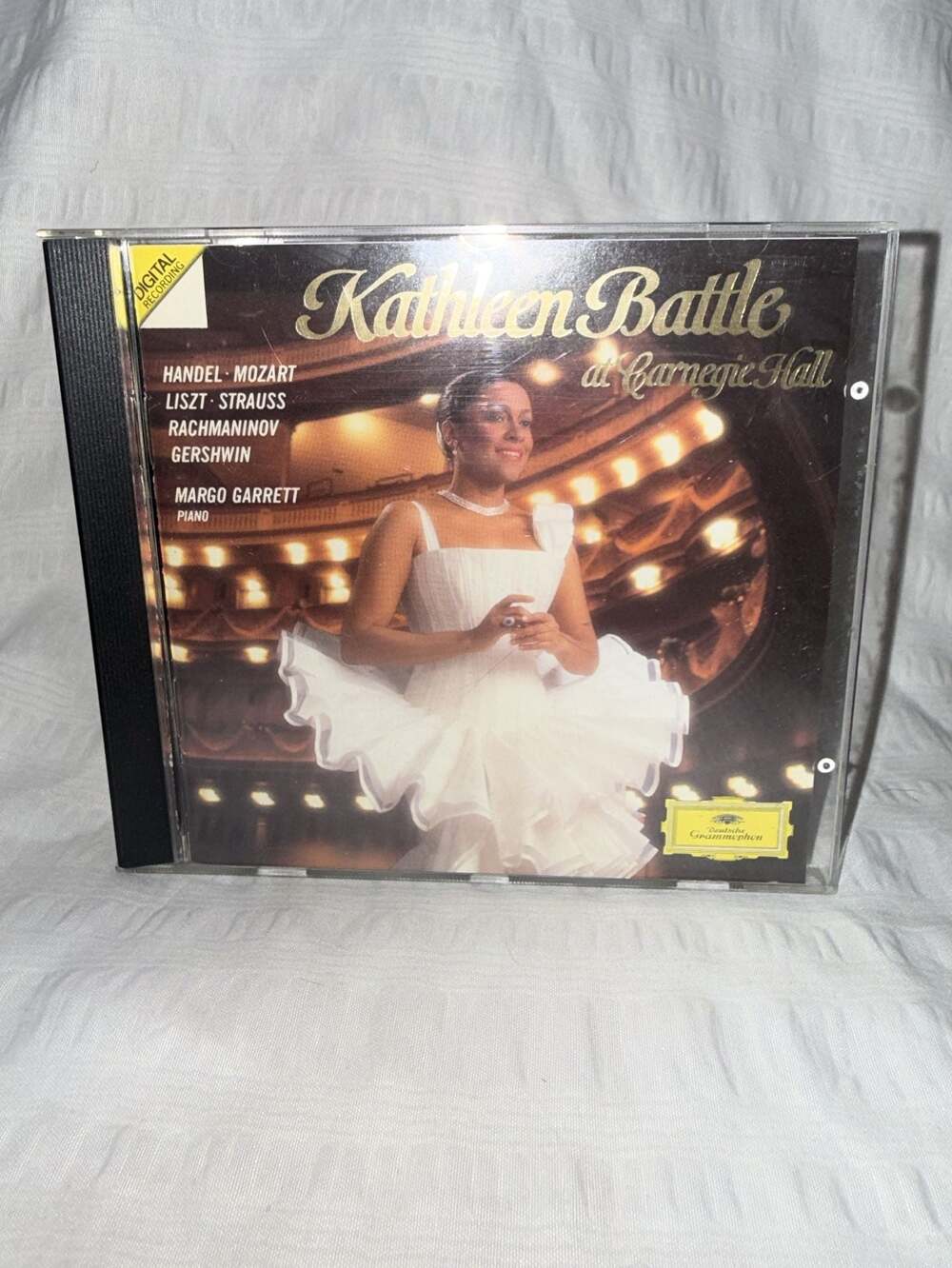 Kathleen Battle at Carnegie Hall Audio CD (1992, Deutsche Grammophon)